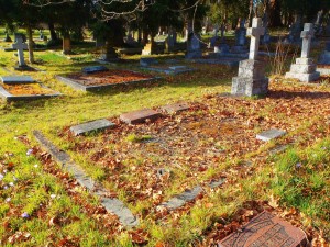 Alfred Lomas grave, St. Peter's Quamichan Anglican cemetery