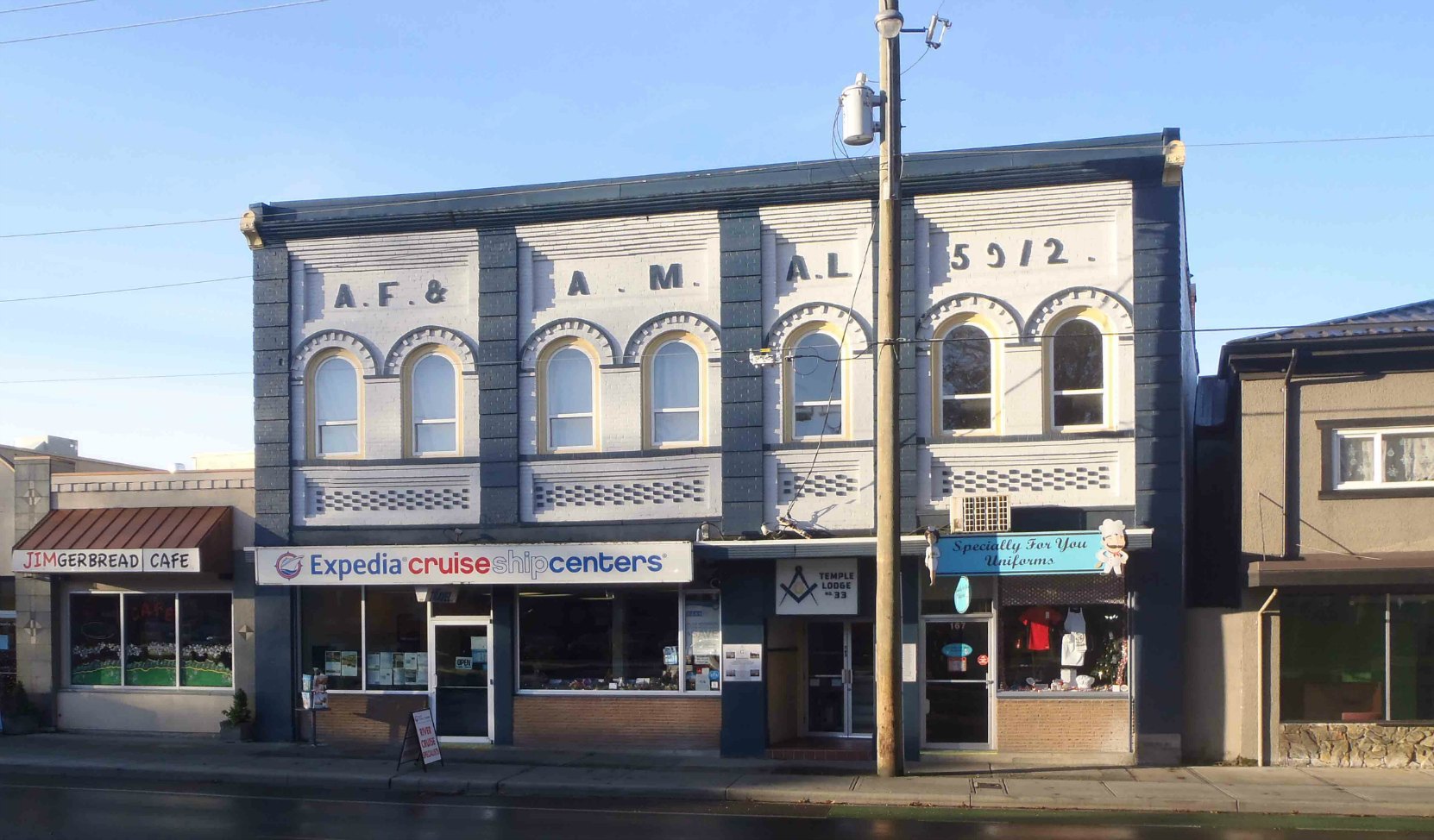 Duncan Masonic Temple, 1963 Canada Avenue, Duncan, B.C.