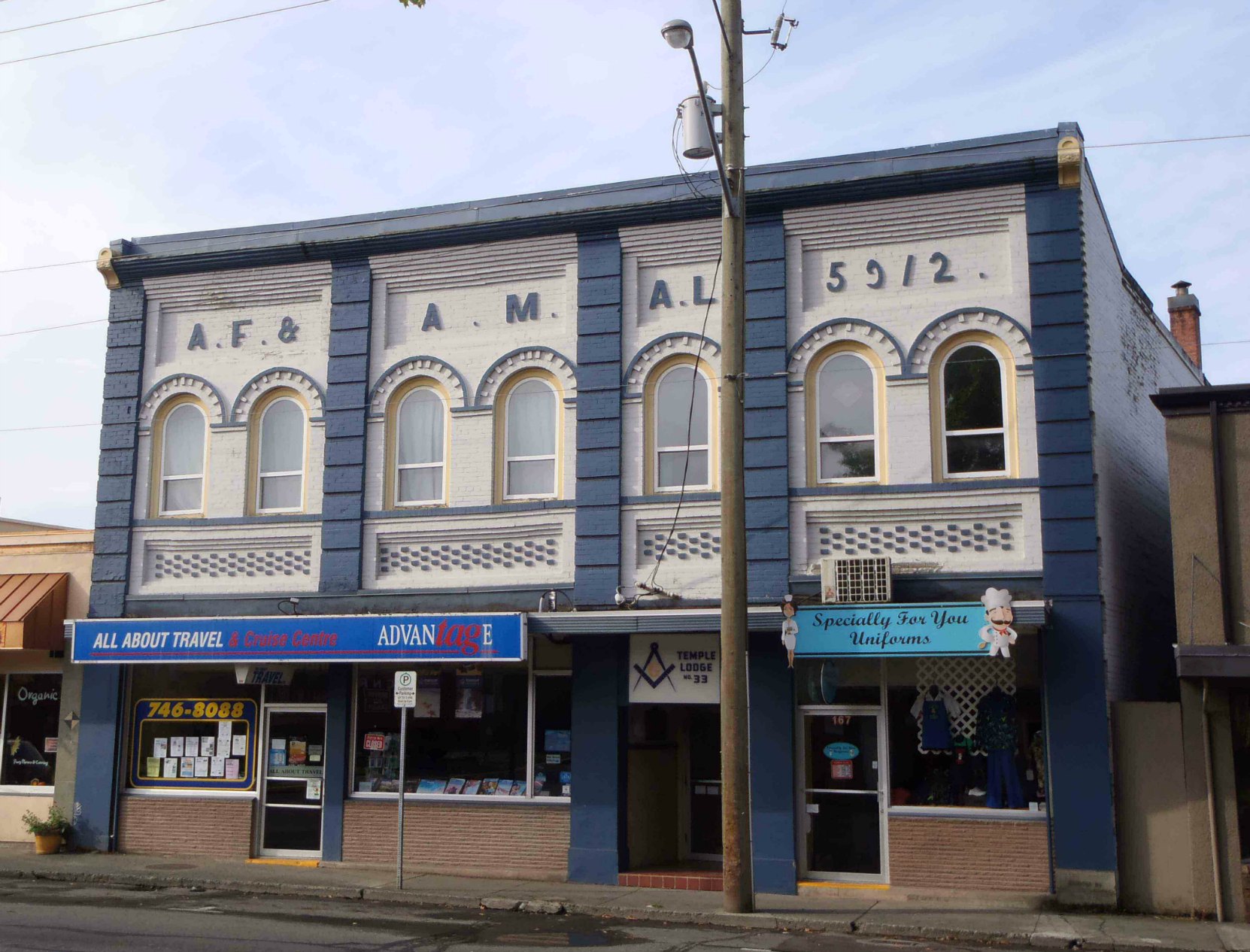 Duncan Masonic Temple, 1963 Canada Avenue, Duncan, B.C.