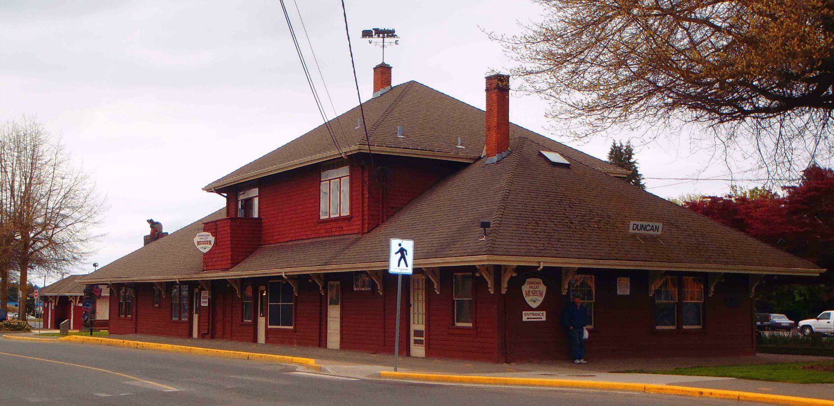 The former E&N Railway Station, Canada Avenue, Duncan, B.C.