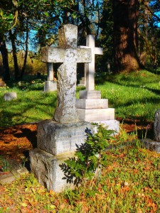 Ernest A. Price grave, St. Peter's Quamichan Anglican cemetery