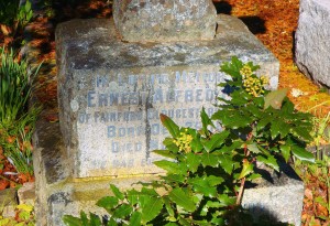 Ernest A. Price grave, St. Peter's Quamichan Anglican cemetery