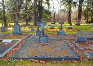 rancis J. Norie grave, St. Peter's Quamichan Anglican cemetery