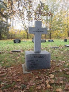 Edward Harry Hearn grave, St. Peter's Quamichan cemetery