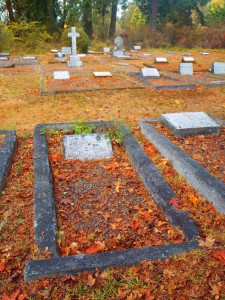 Joseph Coupe Holford, grave, St. Peter's Quamichan cemetery
