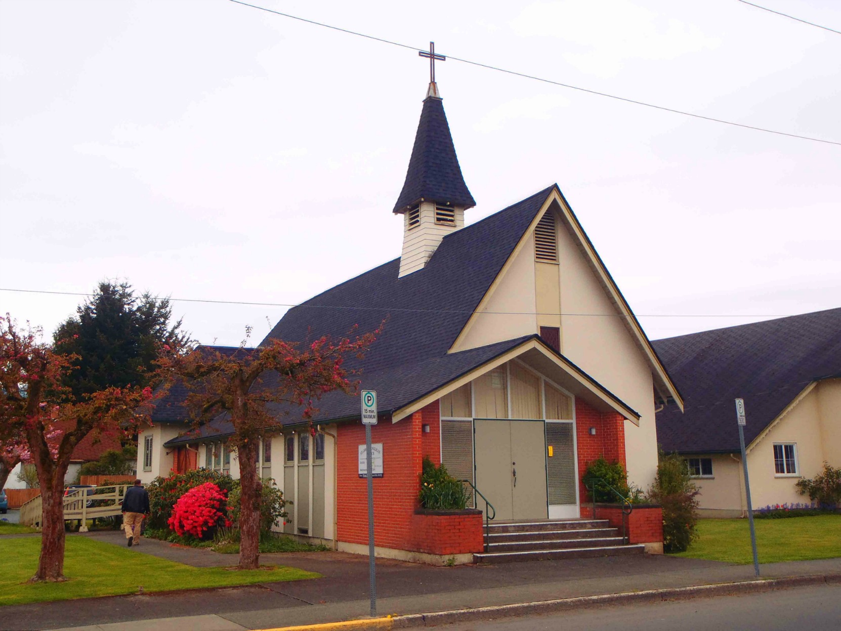 St. John's Anglican Church, Jubilee Street, Duncan, B.C. Dedicated in 1905 by the Grand Master of B.C.