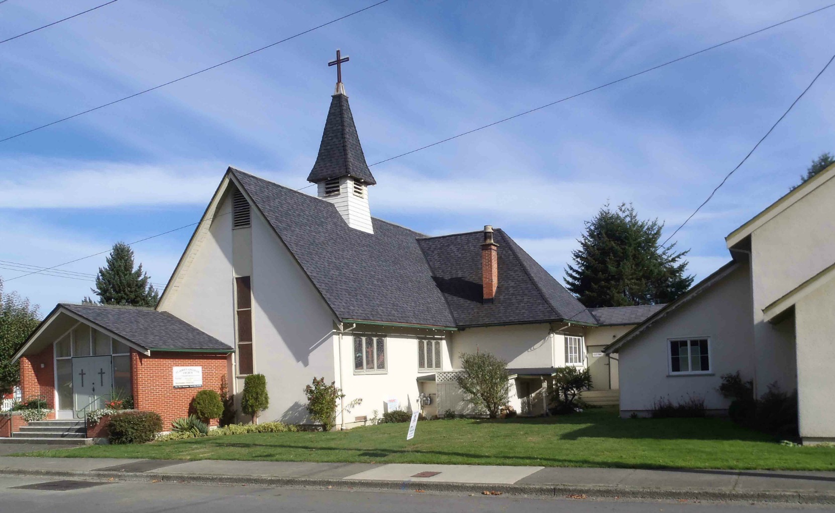 St. John's Anglican Church, Jubilee Street, Duncan, B.C. Dedicated in 1905 by the Grand Master of B.C.