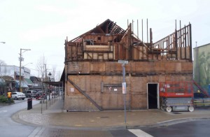 Duncan Emporium Building demolition, Station Street and Craig Street, March 2015