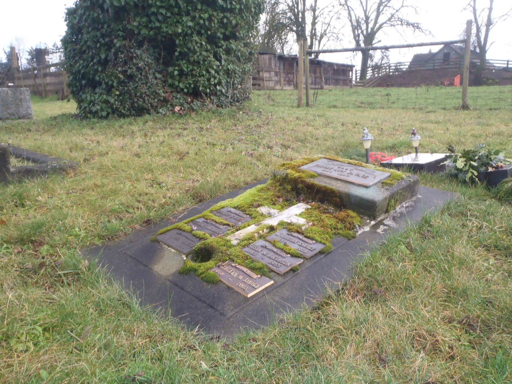 George Henry Savage, family grave, St. Mary's Somenos Anglican Cemetery, North Cowichan, B.C.