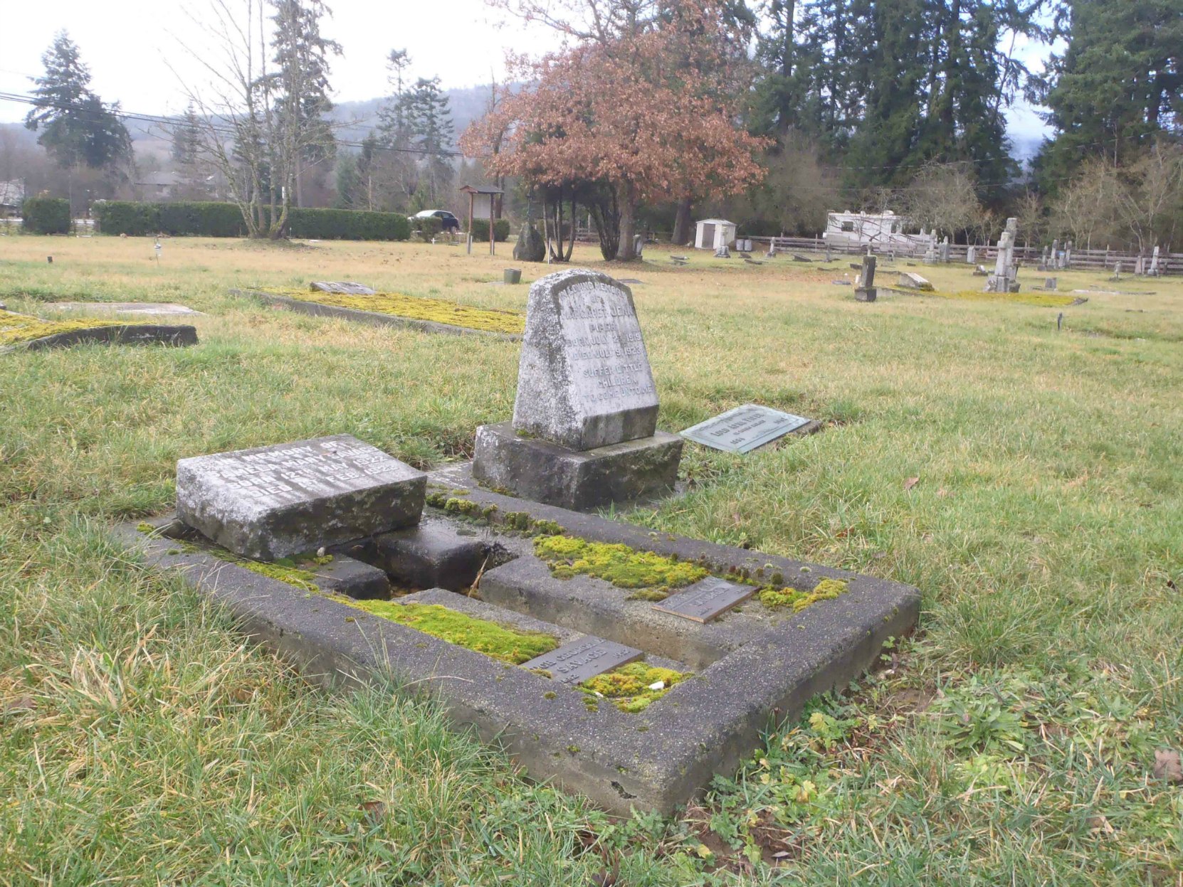 Hugh George Savage, family grave, St. Mary's Somenos Anglican Cemetery, North Cowichan, B.C.