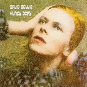 David Bowie, Hunky Dory (released 1972) album cover. Rick Wakeman played keyboards as a session musician on this album