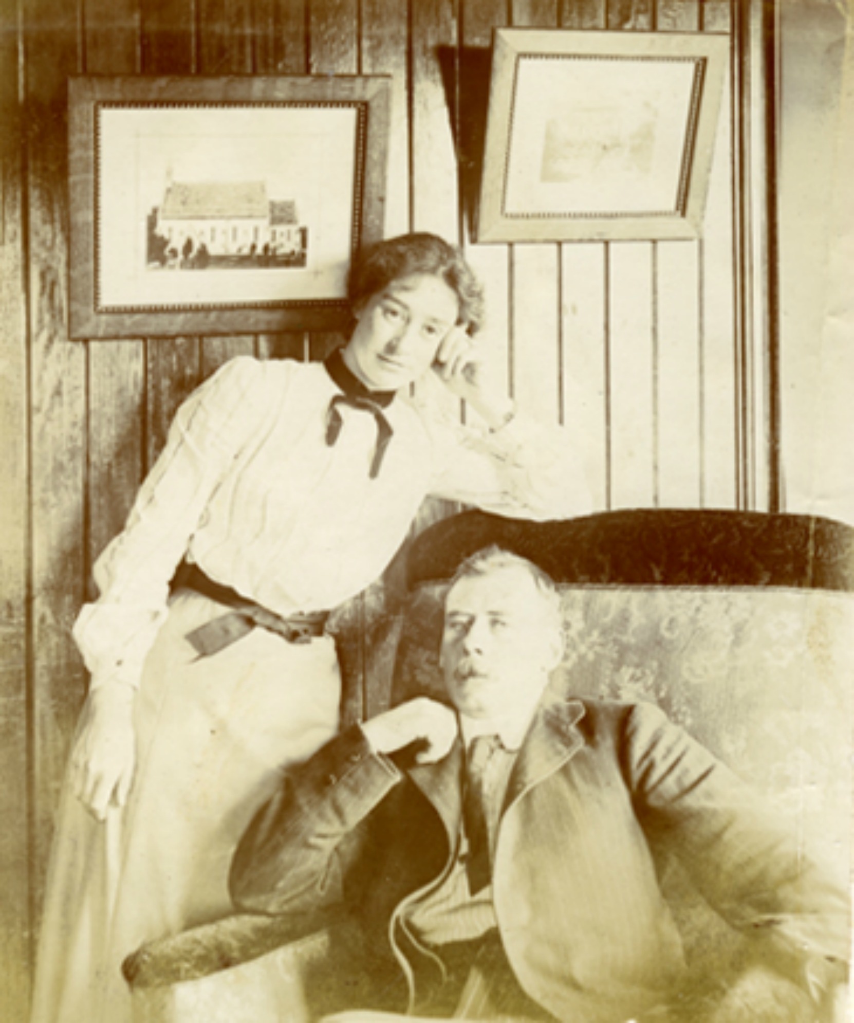 Ernest Alfred Price and Ada Price, circa 1900 (photo courtesy of Keith Price)
