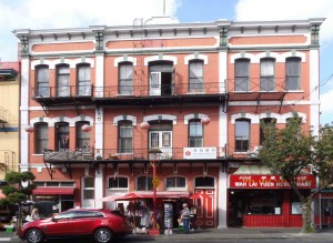 Chinese Consolidated Benevolent Society building, designed by John Teague in 1885