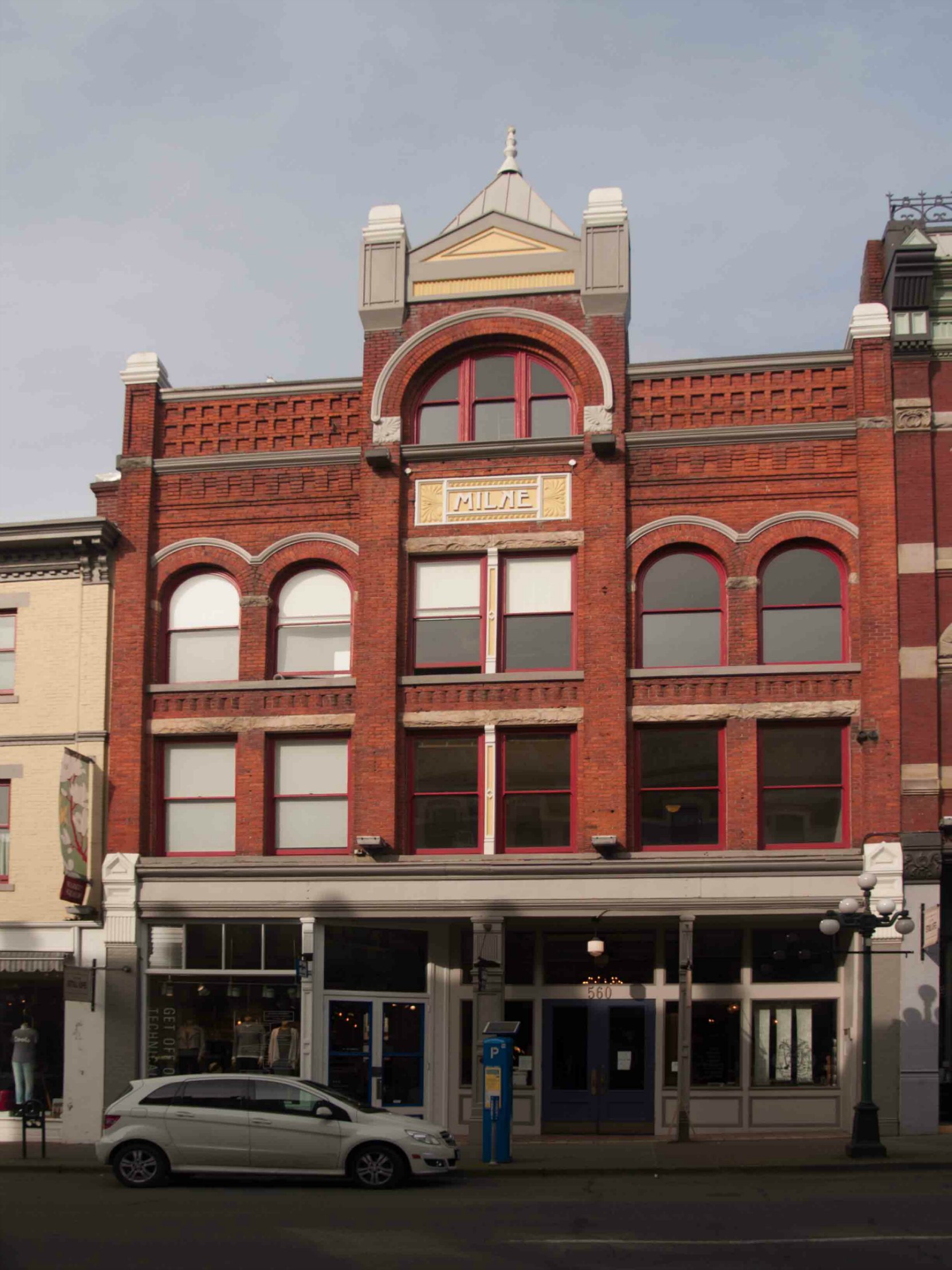 The Milne Building, 546-548 Johnson Street, Victoria, B.C. Built for Alexander Roland Milne in 1891