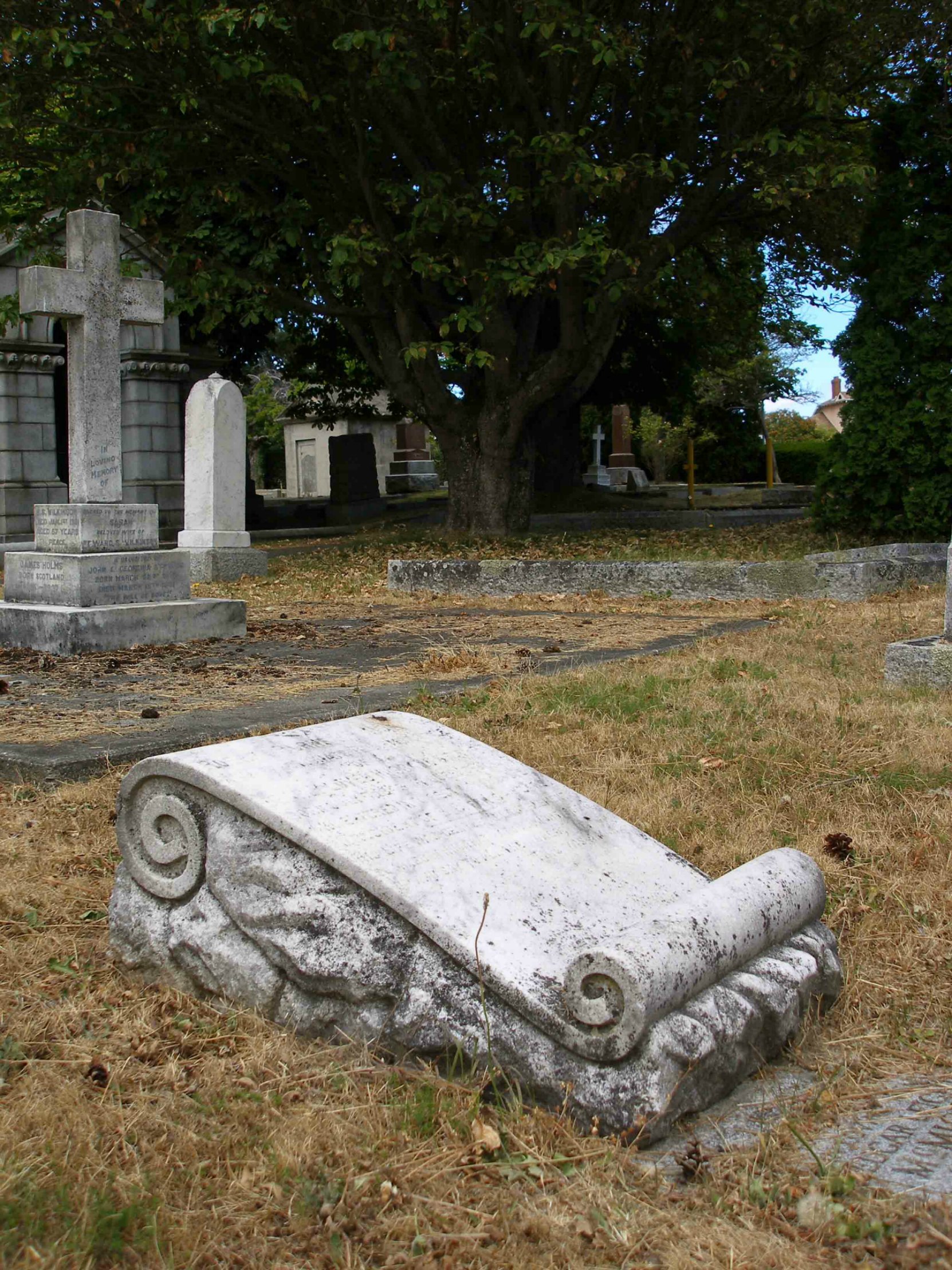 Robert Burns McMicking (1843-1915) grave, Ross Bay Cemetery, Victoria, B.C.