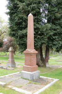Andrea Astrico grave, Ross Bay Cemetery, Victoria, B.C.