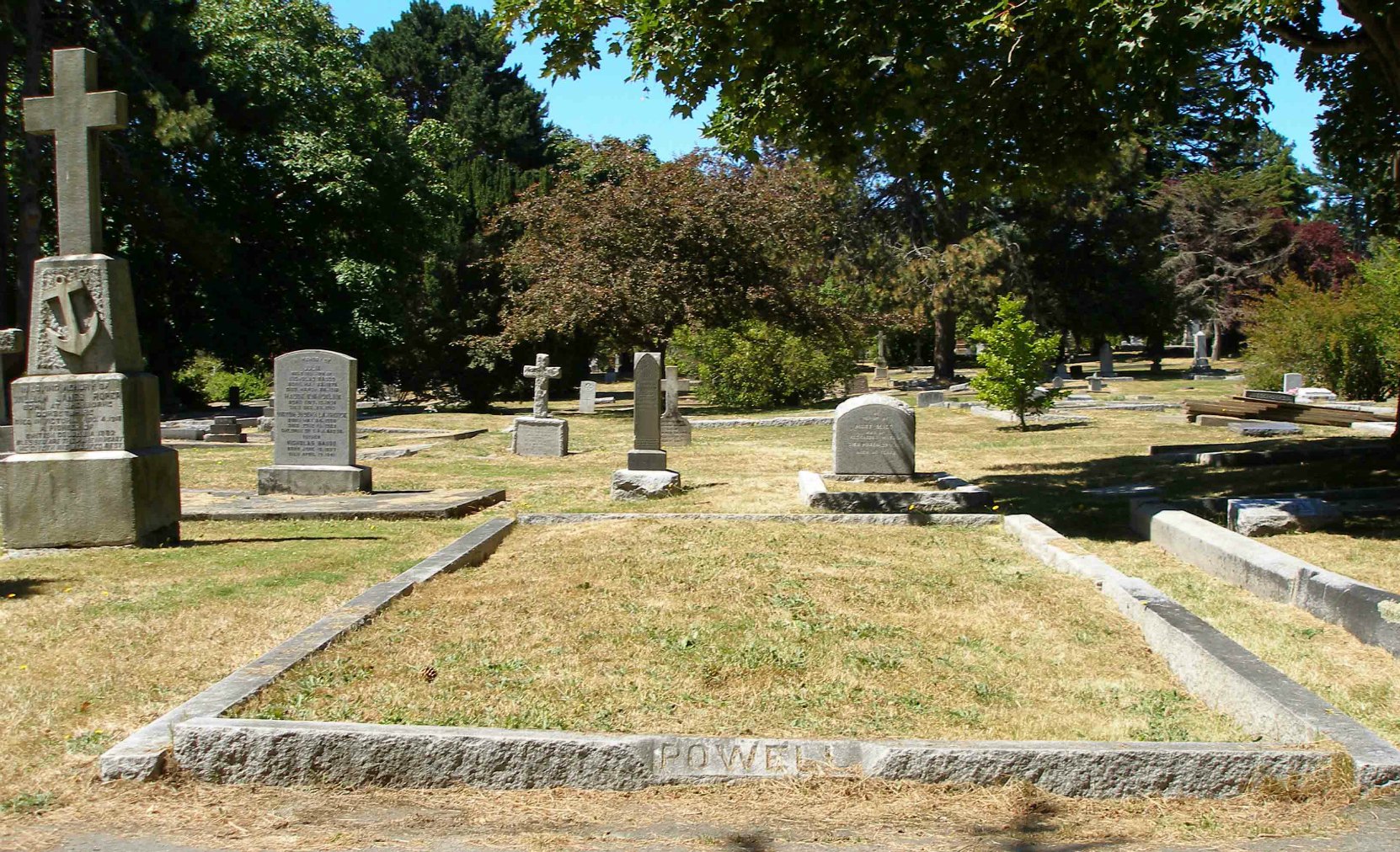 Dr. Israel Wood Powell family grave, Ross Bay Cemetery, Victoria, B.C.