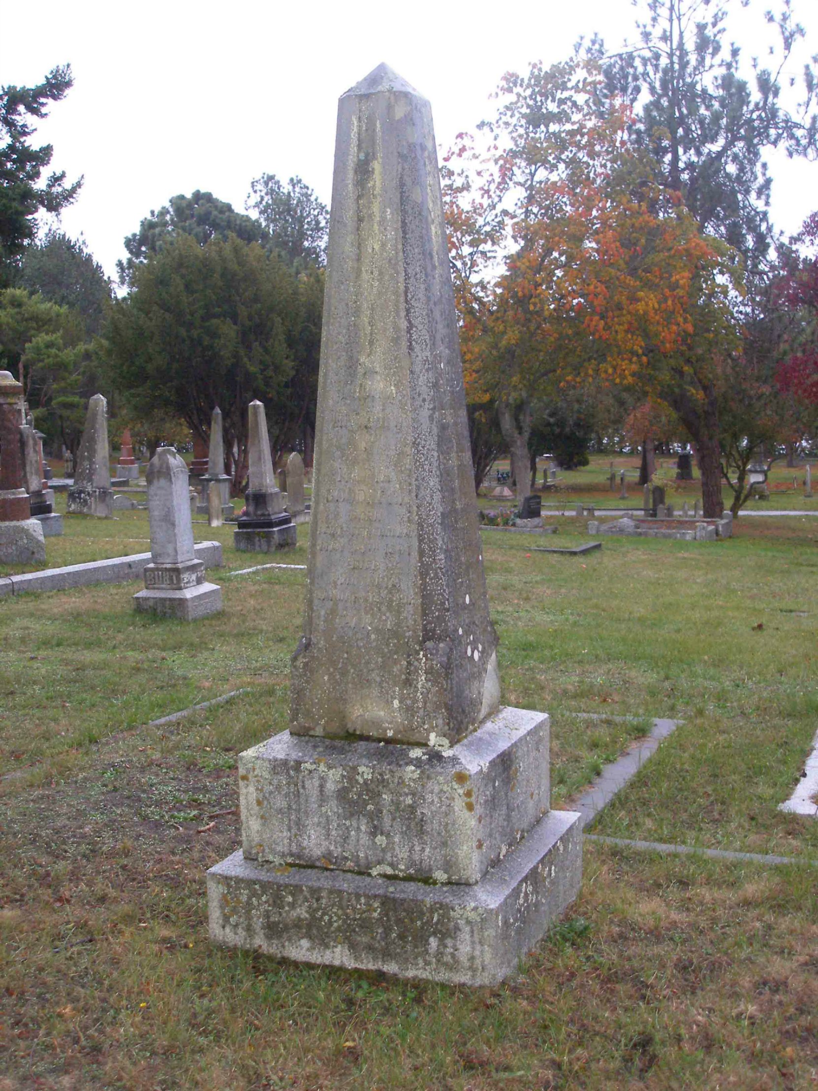 Lawrence Goodacre grave, Ross Bay Cemetery, Victoria, B.C.