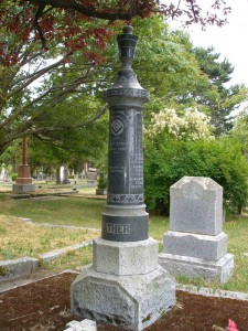 Richard Broderick tombstone, Ross Bay Cemetery, Victoria, B.C.