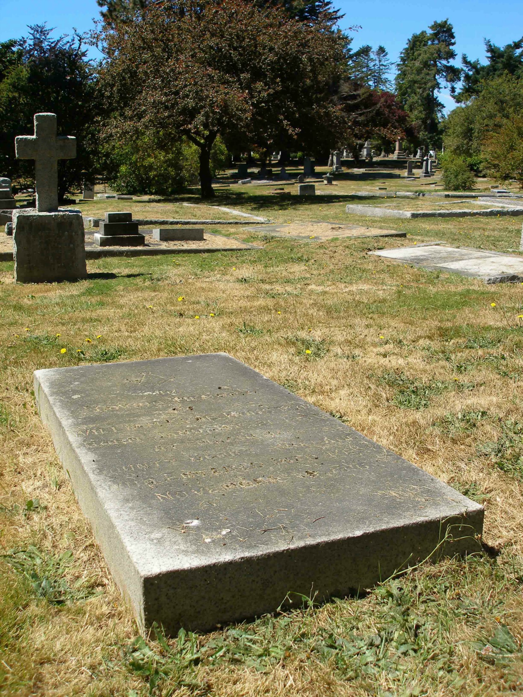 William Kyle Houston grave, Ross Bay Cemetery, Victoria, B.C.