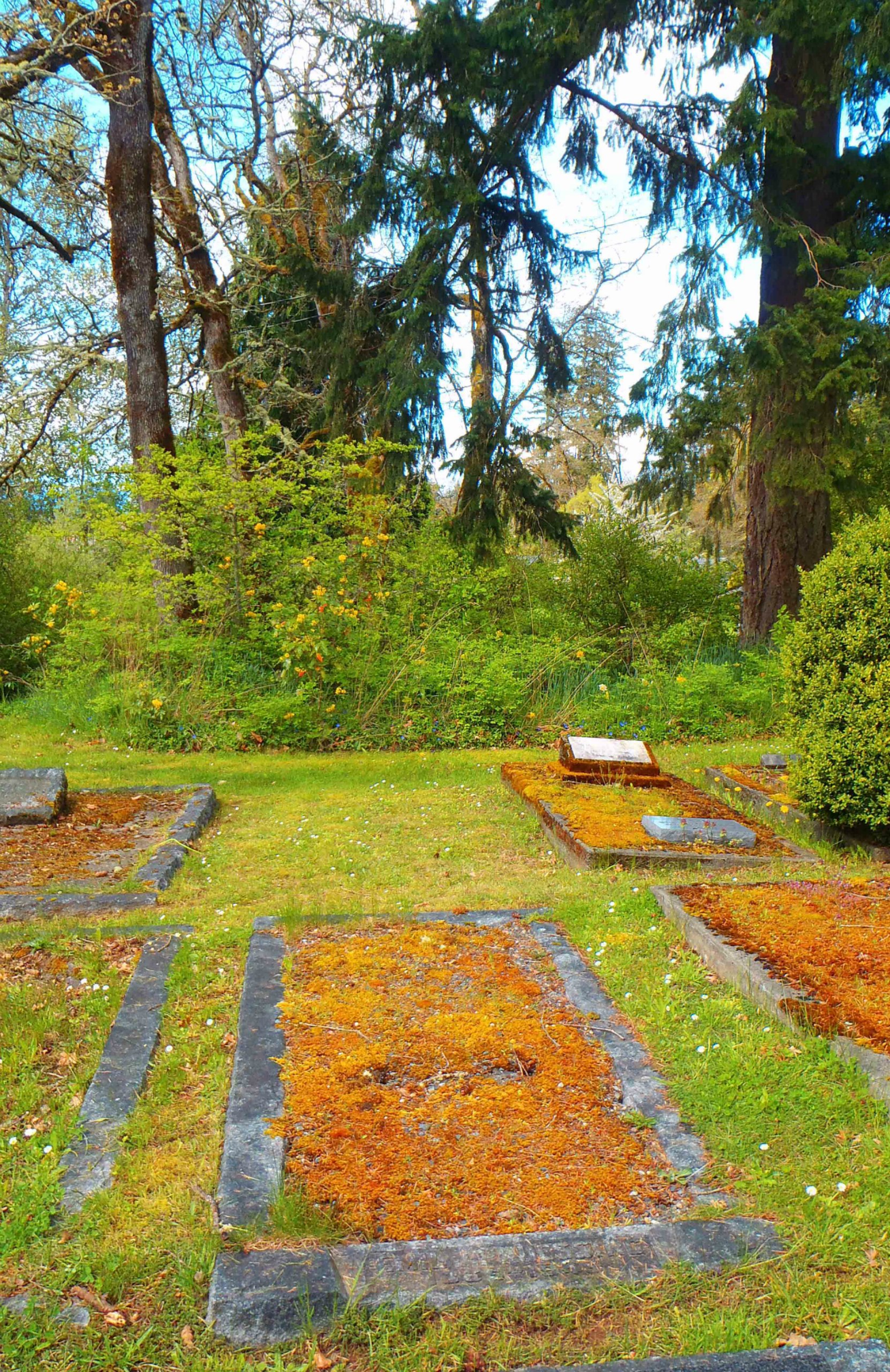 Emil Julius Pruessing grave, St. Peter's Quamichan Anglican Cemetery, North Cowichan, B.C.