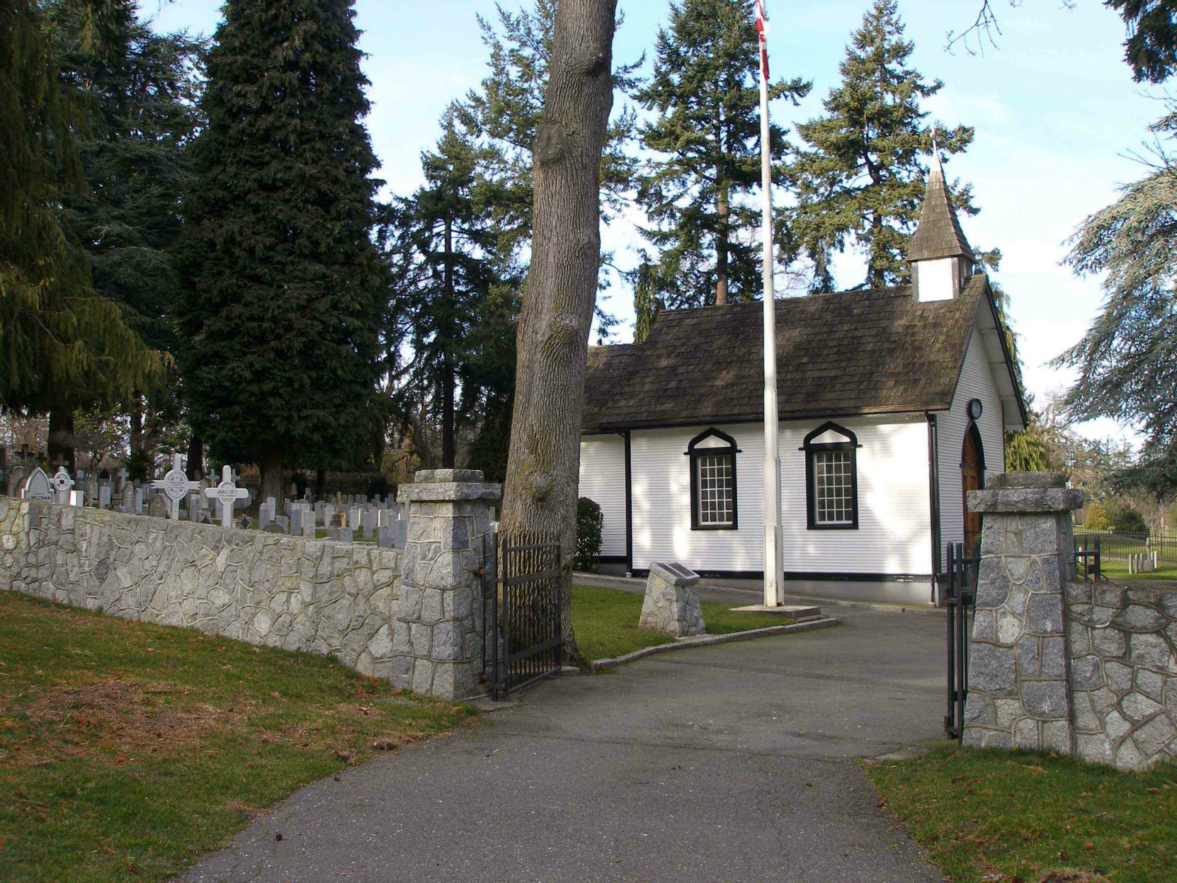 Naval & Veterans Cemetery entrance, Esquimalt, B.C.