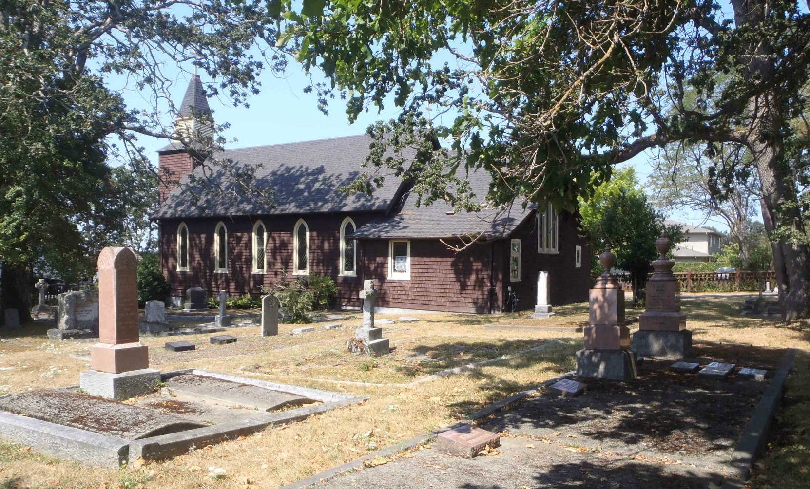 The cemetery of Holy Trinity Anglican Church, Sidney, B.C.