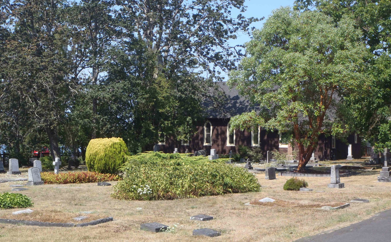 The cemetery of Holy Trinity Anglican Church, Sidney, B.C.