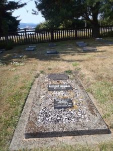 Kenneth Morgan Jones family grave, Holy Trinity Anglican cemetery, North Saanich, B.C.