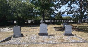 Wemyss family grave, Holy Trinity Anglican cemetery, North Saanich, B.C.