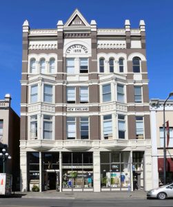 The New England Hotel, 1312-1314 Government Street, Victoria, B.C. Designed and Built in 1892 by architect John Teague.