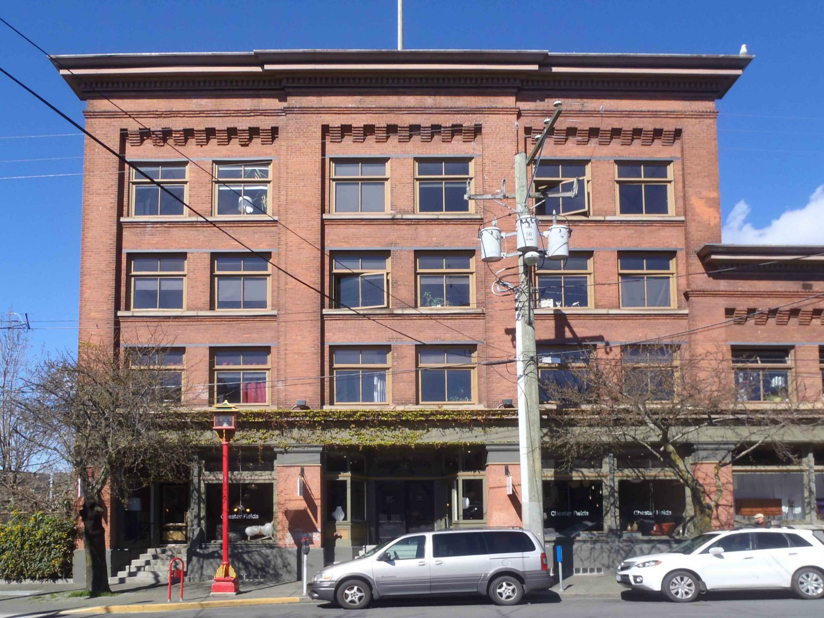 532 Herald Street, built in 1908-1909 as a warehouse for Wilson Brothers. It is now a condominium development known as "The Biggerstaff" after Biggerstaff Wilson.