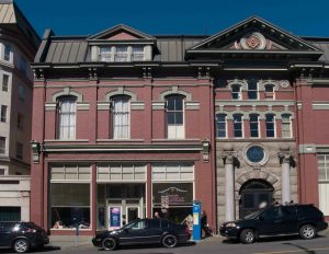 The 1909 addition to the Victoria Masonic Temple, 650 Fisgard Street, Victoria, B.C.