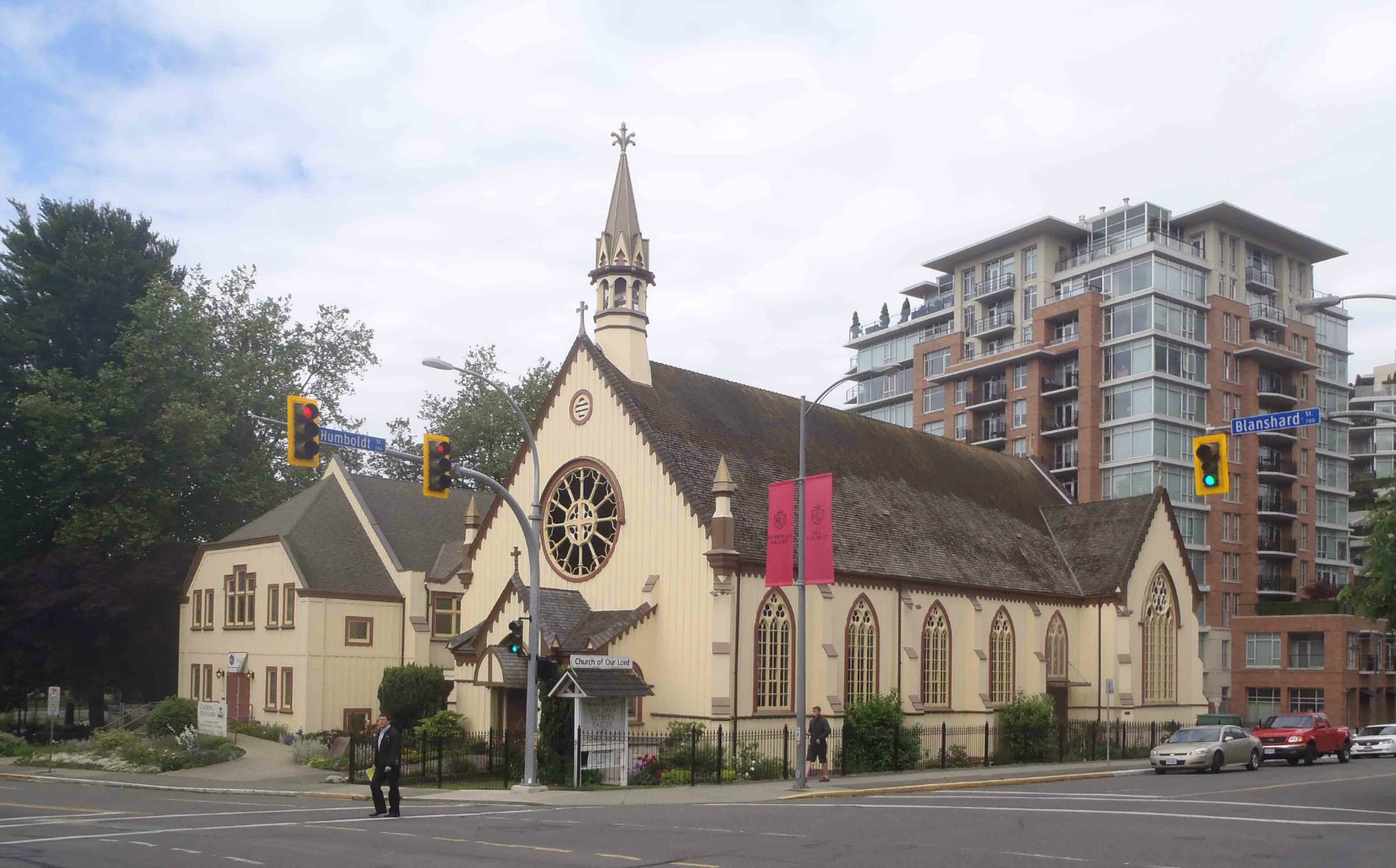 The Church of Our Lord, 626 Blanshard Street, Vuctoria, B.C. Built in 1876 by architect John Teague for Rev. Edward Cridge and the Reformed Episcopal Church.