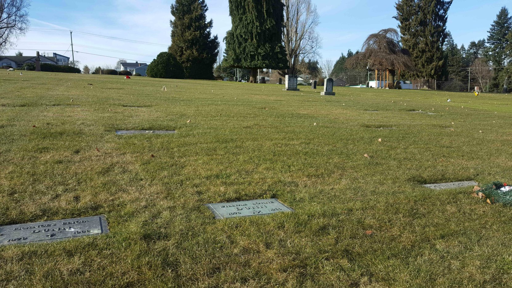 William Lorne Dunn grave, Bowen Road Cemetery, Nanaimo, B.C.