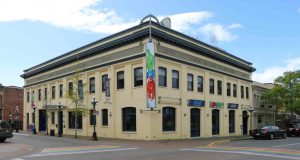 1420 Broad Street, built in 1907 by architect Francis Rattenbury for the Brackman-Ker Milling Company, owned by David Russell Ker, a member of Victoria-Columbia Lodge No. 1