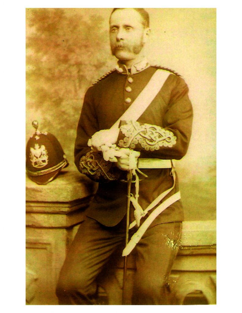 Major James Mitchell Mutter in military uniform, 1887