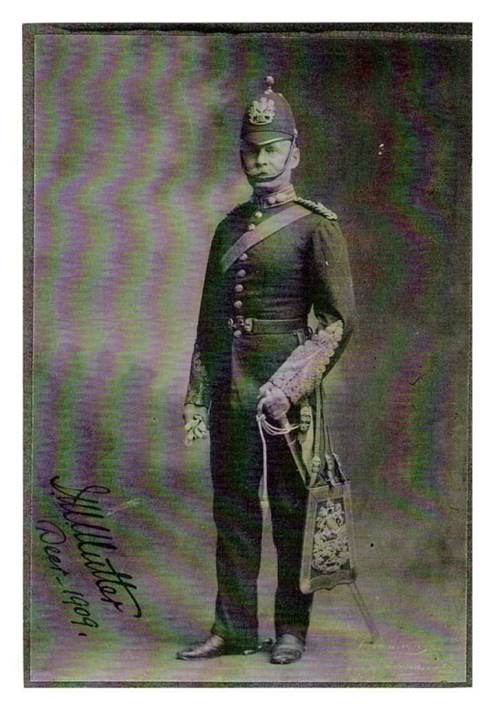 Major James Mitchell Mutter in military uniform, 1909