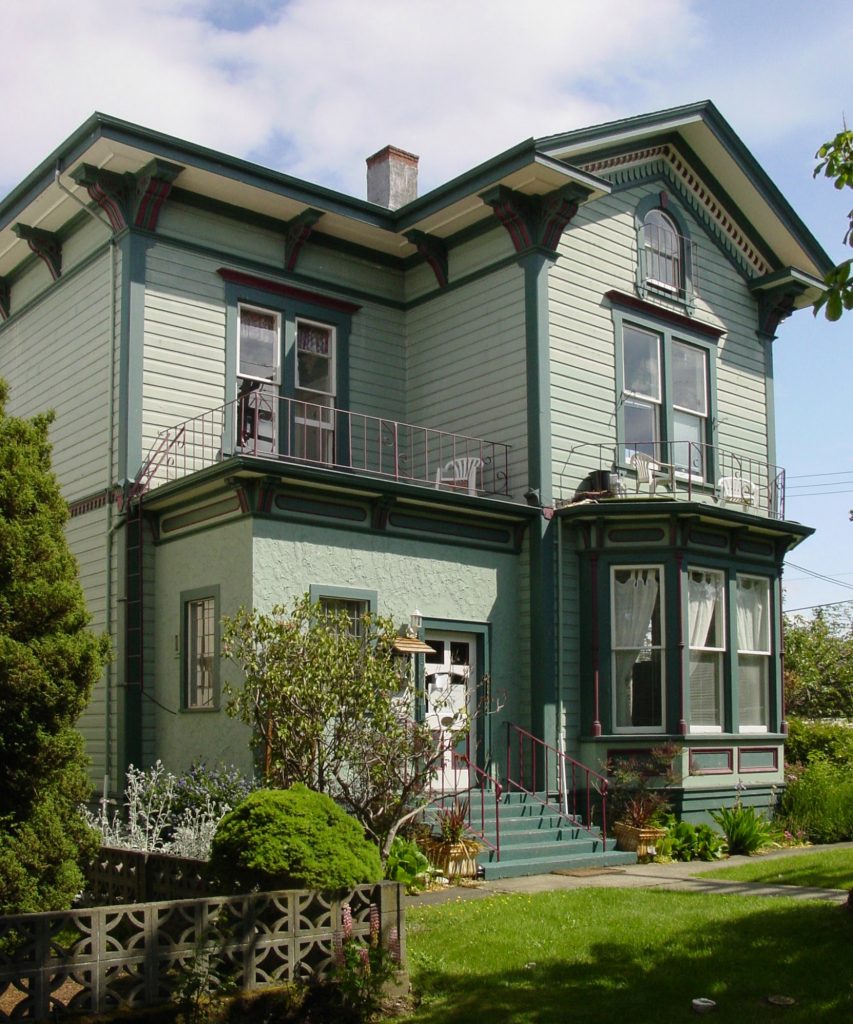 Charles Hayward's house, built in 1885, is still standing at 1003 Vancouver Street in downtown Victoria (photo by Temple Lodge No. 33 Historian)