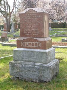 Alexander Gilmore grave, Ross Bay Cemetery, Victoria, B.C. (photo by Temple Lodge No. 33 Historian)