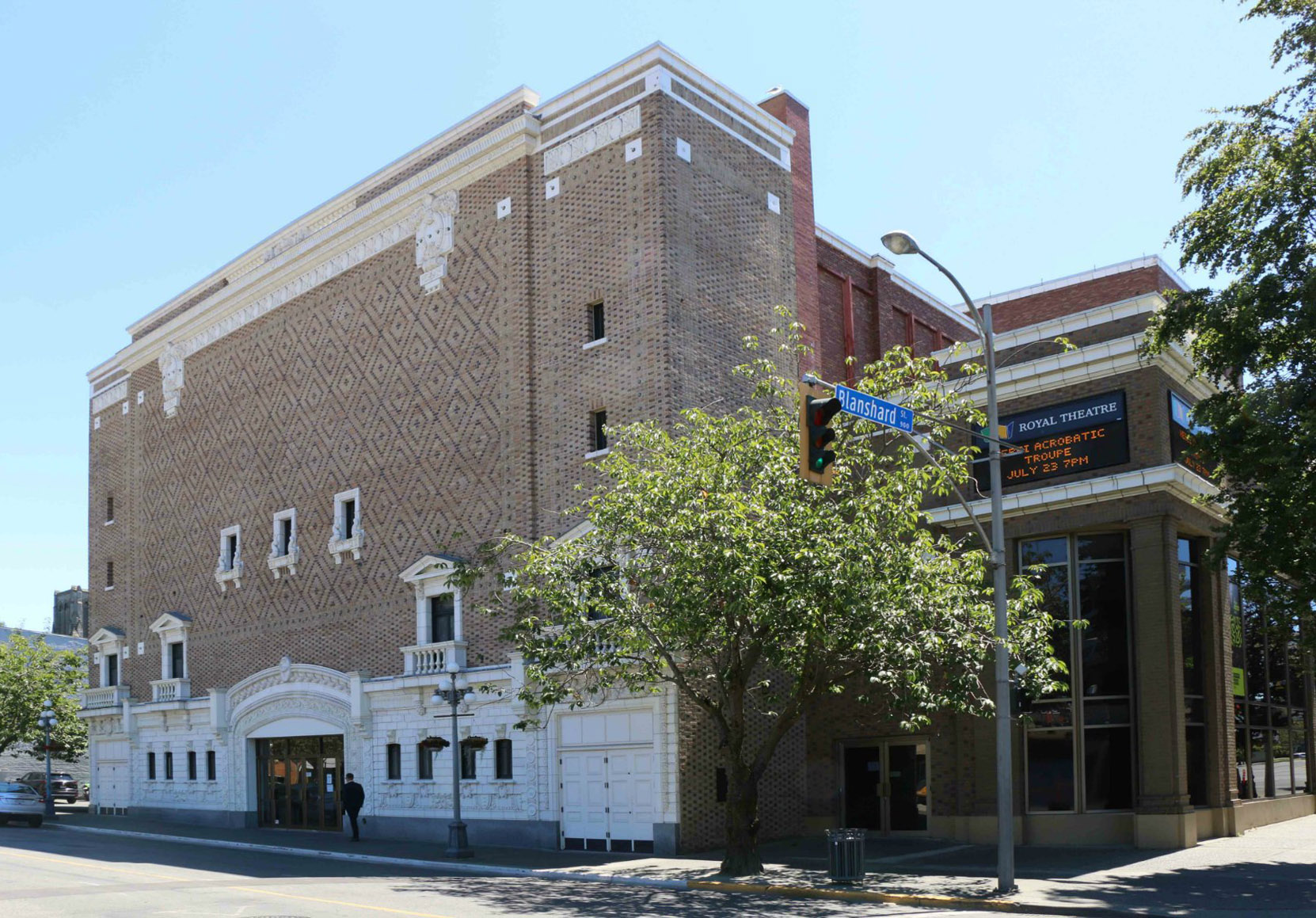 The Royal Theatre, 805 Broughton Street, Victoria. Simon Leiser played a leading role in financing and building this theatre in 1913. (photo by Temple Lodge No. 33 Historian)