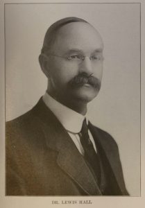 Dr. Lewis Hall, circa 1910 (courtesy of Cowichan Valley Museum & Archives)