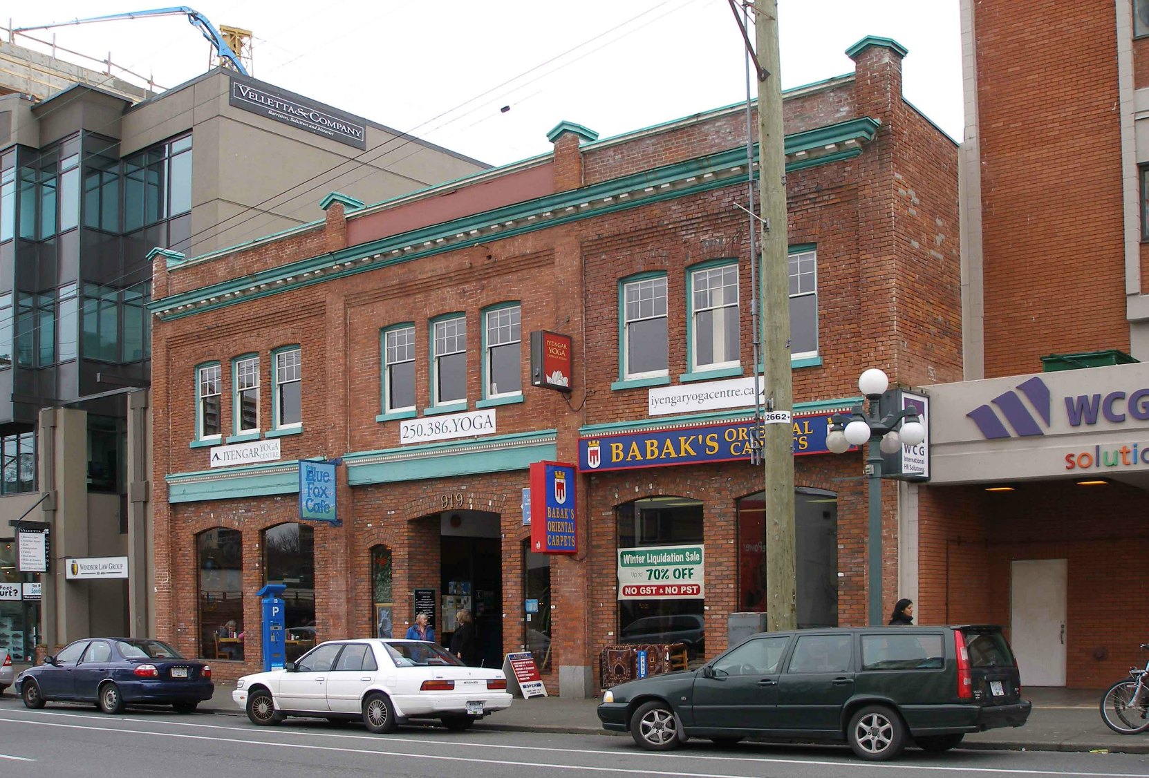 Catterall Building, 919 Fort Street in downtown Victoria, built as an investment property by Thomas Catterall. (photo by Temple Lodge No. 33 Historian)