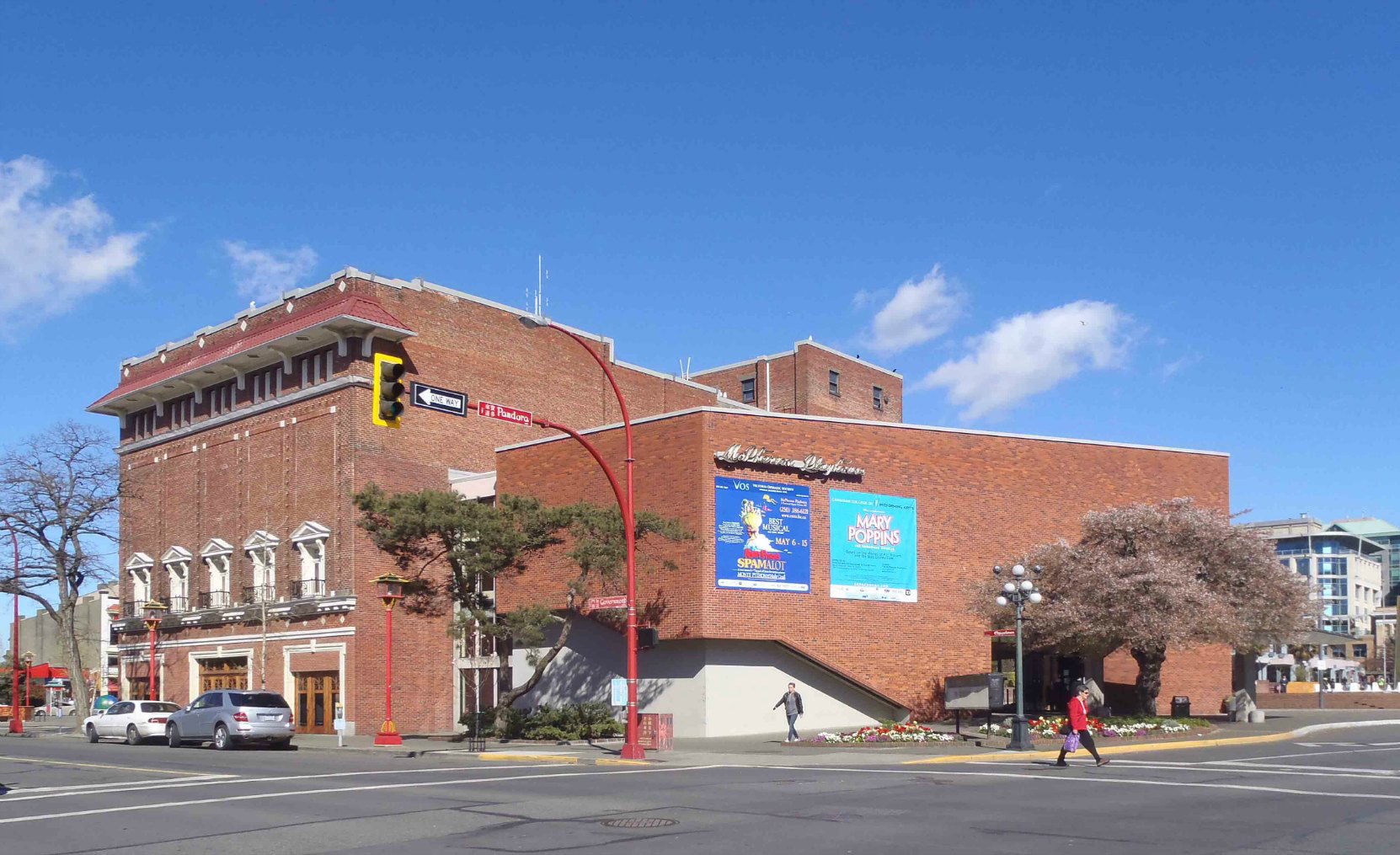 McPherson Playhouse, Centennial Square, Victoria, B.C. Built in 1914 for Thomas Shanks McPherson (photo by Temple Lodge No. 33 Historian)