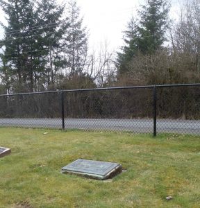 Alpheus Ashley grave, Mountain View Cemetery, North Cowichan (photo by Temple Lodge No. 33 Historian)