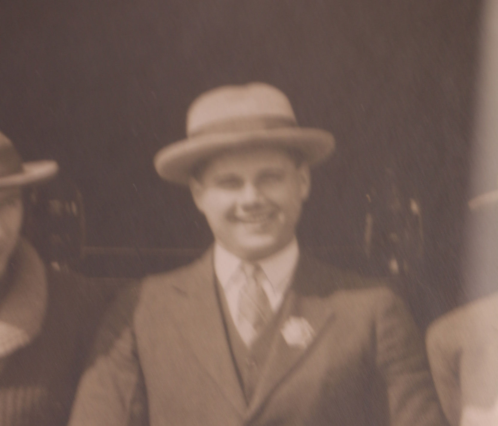 Cecil Bradshaw in 1926 (photo courtesy of Duncan Volunteer Fire Department)