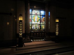 First World War Fallen Brothers Memorial, Main Hall, Freemasons Hall, London, UK, July 2018 (photo by Paul Philcox)