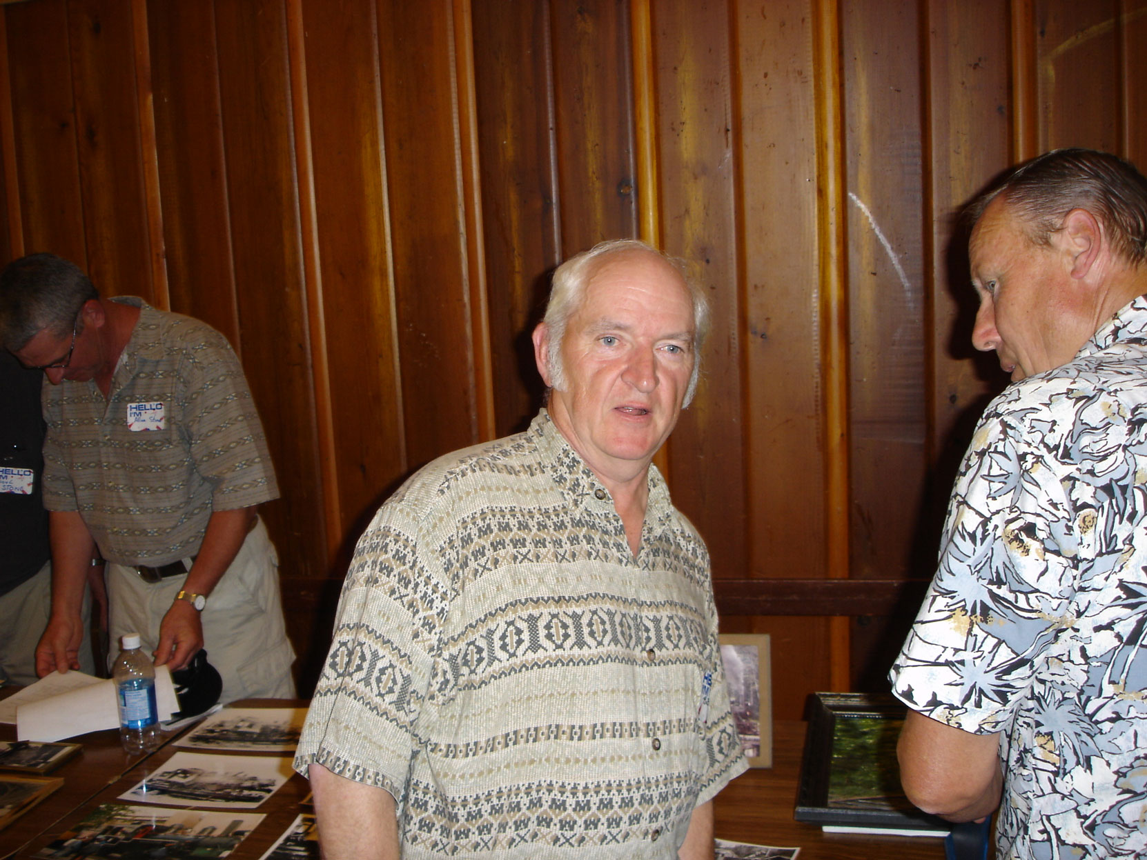 Bob Crawford at the Hillcrest Lumber Co. Employees Reunion in 2005. (photo courtesy of Cecil Ashley)