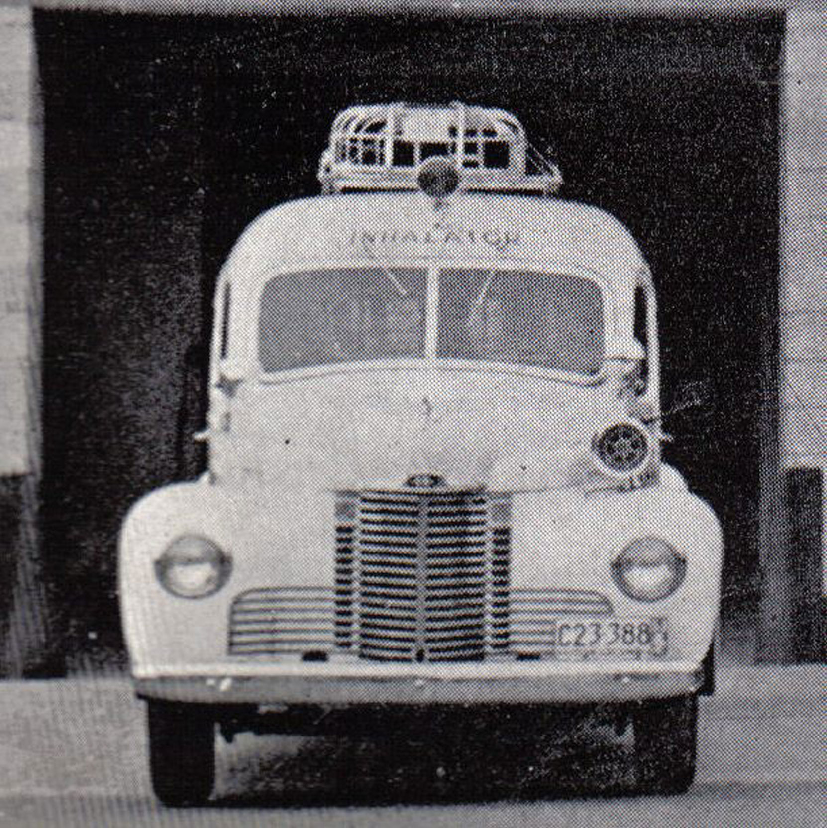 The Duncan Volunteer Fire Department Inhalator Car, operated 1949-1960 (photo: Duncan Volunteer Fire Department)