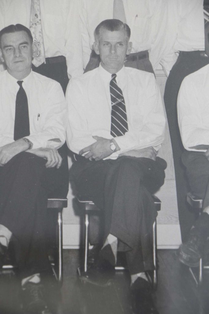 James Joseph Morrissey as a Captain in the Duncan Volunteer Fire Department, 1956 (photo courtesy of Duncan Volunteer Fire Department)